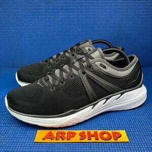 🔴 Hoka One One TIVRA  Women`s Size 10.5 Black White Athletic Shoes F27219K